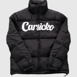 Carsicko Logo Puffer Jacket – (BLACK)