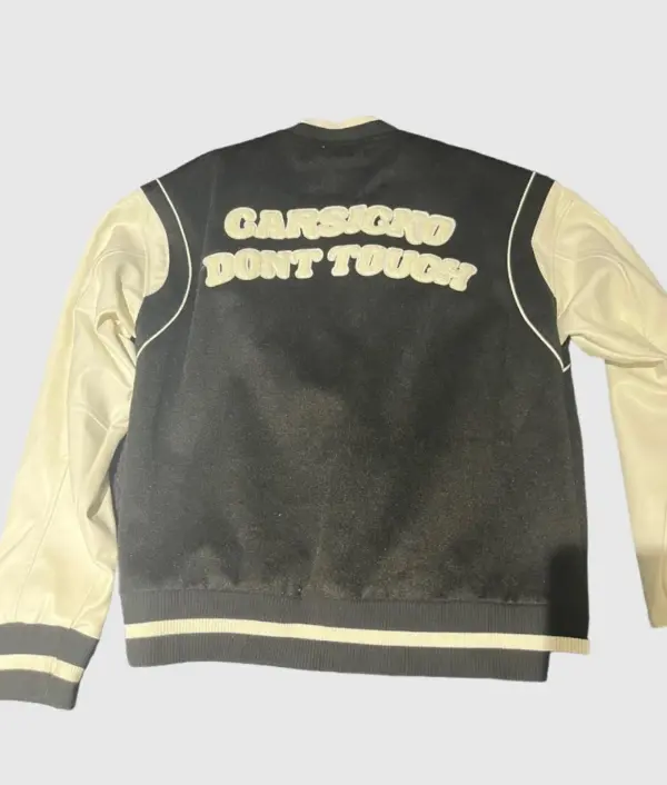 Carsicko Men’s Cream and Black Jacket