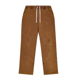 FTP CYBE TRACK PANTS WASHED BROWN PINK WINE