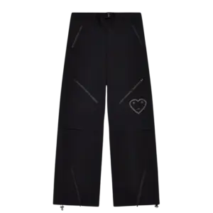 WATER RESISTANT SKI PANTS SHORTS BLACK