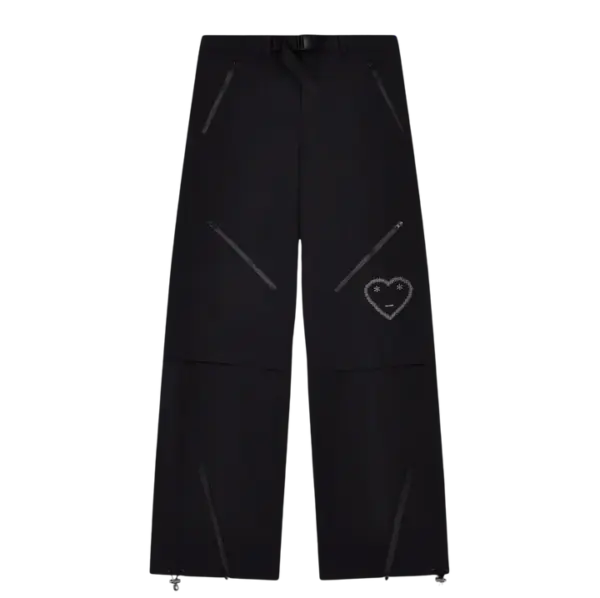 WATER RESISTANT SKI PANTS SHORTS BLACK